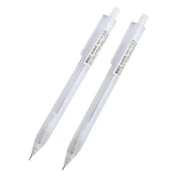 0.5/0.7 mm Klasická Biela Jednoduché Mechanické Ceruzky Praktické Odolné Nástroj na Kreslenie Študent kancelárske potreby Školské potreby