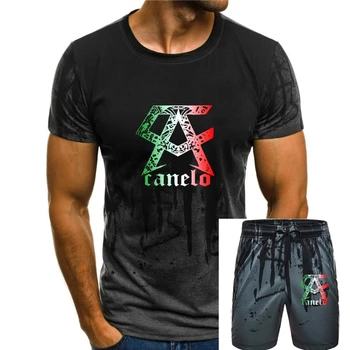 Saul Alvarez Tím Canelo Sportstyle Voľný čas Fashion T-shirt pre Mužov