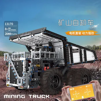Montáž Stavebnicových Snow Truck Ťažba Dump Truck Klasické Hračky Pre Dospelých Displej Zbierať Deti Puzzle Darček Kompatibilný S