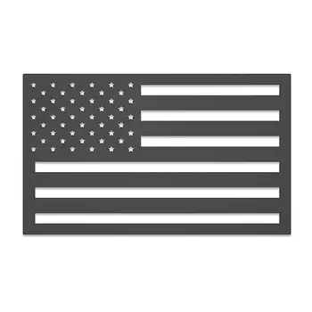 1pair Plastický 3D Kovov Americkej Vlajky Znak Odtlačkový Nálepky Matte Black Vlasteneckej Usa Usa Vlajka Auto Nálepky, Auto Telo Nálepky