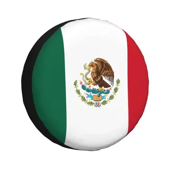 Mexiko Vlajka Náhradné Koleso Kryt pre Jeep, Honda, 4x4 Trailer Vlastné Mexickej Hrdý Pneumatiky Chránič Auto