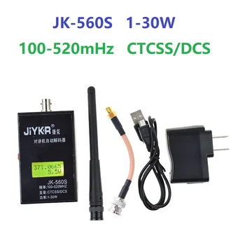 JK-560S Frequency Counter Detektor Čitateľa 1-30W 100-520mHz CTCSS/DCS Meter 560S na Meranie Výkonu Prenos Konektor