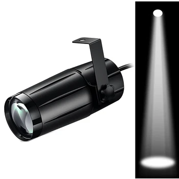 Thrisdar 5W Pinspot Svetlo LED Spot Fáze Svetlo Mini LED Lúč Reflektora Disco Zrkadlo Loptu Pozornosti Úzky Lúč Fáze Pozornosti