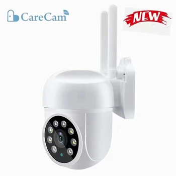 3MP 1296P Carecam APP Bezdrôtový PTZ IP Dome Kamera AI Humanoidný Detekcie Home Security CCTV Intercom Baby Monitor