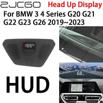 ZJCGO Auto HUD Head Up Displej Otáčkomer Projektor Elektronické Príslušenstvo pre BMW 3 4 Série G20 G21 G22 G23 G26 2019~2023