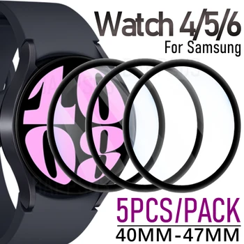 Sledujte 6 Screen Protector Samsung Galaxy Sledovať 6 Klasický 5 Pro 40 mm 44 MM Mäkká Ochranná Fólia Pre Samsung Sledovať 4 5 43mm 47mm