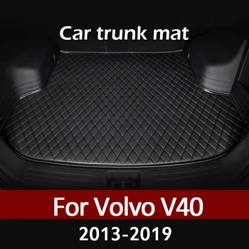 Kufri mat pre Volvo V40 Hatchback 2013 2014 2015 2016 2017 2018 2019 cargo líniové koberec interiéru príslušenstvo kryt
