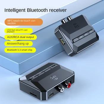 Bluetooth Prijímač 5.3 Stereo Hlasný Zvuk, Zosilňovač, Bezdrôtová Lossless Adaptér Bluetooth Funkcie NFC Vysokou Vernosťou