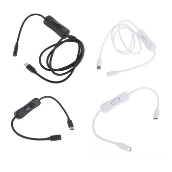 30 cm/100 cm USB C Predlžovací Kábel s Prepínače USB C do USB C Predlžovací Kábel USB, C Samec Samica Predlžovací Kábel