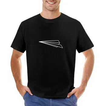 Minimálne papierové lietadlo - Take off T-Shirt úžasný t shirt kórejský módne letné topy, tričká pre mužov obrázok