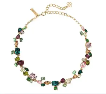 CSxjd Luxusný Dizajn, Farebné crystal náhrdelník Nové 2023