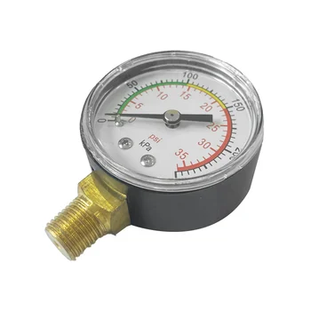 Profesionálne Bazén Spa Filter Vody tlakomer Mini 0-60 KPA Dolnom Vrchu 1/4 Palca Rúry Závit