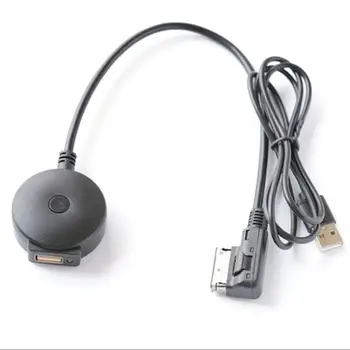 Automatické Bezdrôtové Bluetooth-kompatibilné AUX Prijímač, Kábel Kábel pre Q7 A4L AOS