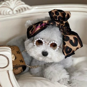Pet Pearl Slnečné Okuliare Plastov Teddy Bišonika Chihuahua Mačka Slnečné Okuliare Lentes Para Perro Psa Okuliare Oculos Para Cachorro