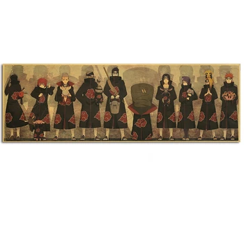Horúce Anime Plagát Charakter kolekcie Plagát na Stenu Umenie Nálepky Kraft Papier Domov Ubytovni Dekoratívne Maľby Darček Nástenné Maľby