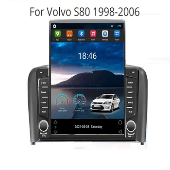 Pre Tesla Štýl 2 Din Android 12 autorádia Pre VOLVO S80 1998-2006 Multimediálne Video Prehrávač, GPS Stereo Carplay DSP RDS Fotoaparát