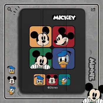 Disney Mickey Minnie Tablet Case For iPad Mini6 8.3 Prípade Pro 11 10.2 7/8/9. Vzduchu 4 5 Držiak Ceruzky Shockproof Silikónové Krytie