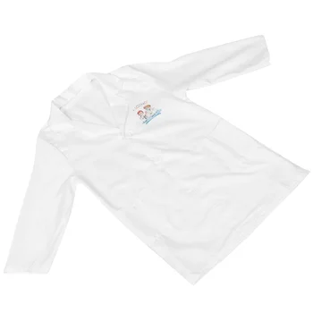 Deti Kabát Umývateľný Vedec Oblečenie Chlapec Dekoratívne Lab Opakovane Biele Polyesterové Vlákno Dieťa