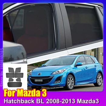 Pre Mazda 3 Hatchback BL roky 2008-2013 Mazda3 Auto Slnečná Clona Accessori Okna Sklo Kryt Slnečník Opony Oka Tieni