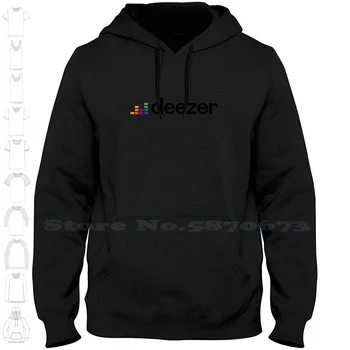 Deezer Logo Unisex Oblečenie 2023 Mikina Tlačené Logo Značky Grafickým Kapucňou