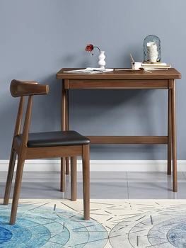 Nordic masívneho dreva malý stôl 0.8 m žiaci písací stôl domov 80 cm jednoduchým deti malé stôl