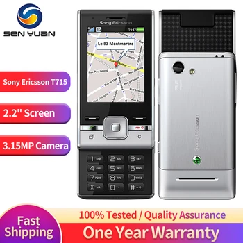 Originálny Sony Ericsson T715 3G Mobilný Telefón Odblokovaný 2.2
