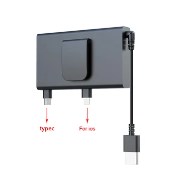 Dual Kábel Späť Nabíjací Adaptér Multifunkčné Auto Zadné Sedadlo USB Nabíjačka Zdvíhateľnej 8 Pin Typ-C pre iPhone 14 13 Xiao