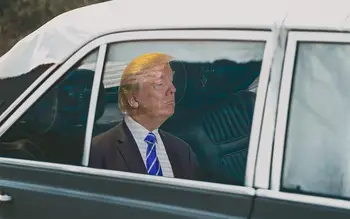 Auto Odtlačkový Nálepky Trump Dizajn Jednoduché Applicatred Auto Okno Nálepky, PVC Zábavné Trump Tvár TranslucentWindow Auto Samolepky