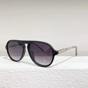 Móda Klasické Acetátové Vlákna slnečné Okuliare pánske Top Kvalita Veľký Rámik Oválne Okuliare UV400 Vonkajšie Ručné dámske Slnečné Okuliare