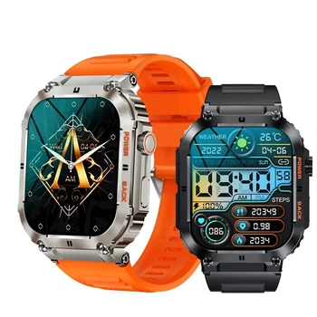 Smart Hodinky K57 Pro Mužov Bluetooth Hovor Vonku Šport 400mAh Batérie 1.96 palcový IPS Displej Srdcovej frekvencie, Krvného Tlaku Smartwatch