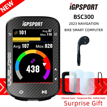 iGPSPORT BSC300 GPS Smart Navigáciu Bike Počítača Mapu Požičovňa Cyklus počítadlo kilometrov Rýchlomer Funkčné Tempa srdcová frekvencia Monitora