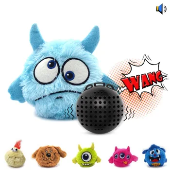 Interaktívne Hračky Pre Psa Skákacie Giggle Trasie Loptu Psa Plyšové Hračky Elektronické Vibračné Automatické Presúvanie Zvuky Monster Šteňa Hračky