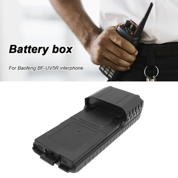 Prenosné 6 AAA Batérie Prípade Walkie Talkie Príslušenstvo Rozšírená Batéria Prípade Box Nahradenie Ľahký pre Baofeng UV5R UV-5RE