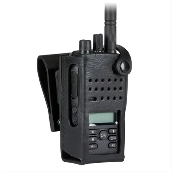 TRBOW-Kožené puzdro s Otočným Pás Slučky pre Motorola DP2600e, Dep570e, obojsmerná Rádiová, PMLN5867, 2.5 v