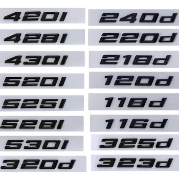 3D ABS Logo 120d 118d 220d 316d 318d 320d 330d 340d 420 d 530d 535d Písmená Kufri Nálepky Na E90 E92 E46 F30 G20 Príslušenstvo