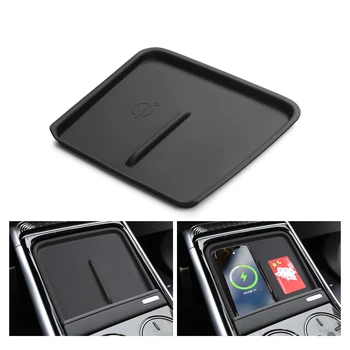 Protišmykové Podložky pre Xpeng G9 Auto, Telefón, Bezdrôtové Nabíjanie Pad Modely Silikónové Auto Príslušenstvo (Len Mat)