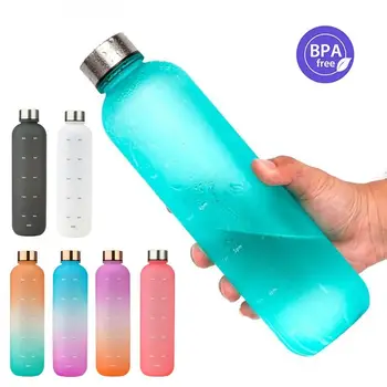 Voda Litrov Motivačný Poháre Nálepky Čase Opakovane Použiteľné Fľaše Značky Pitnej S 1 Plastová Športová Fľaša Prenosné Fľaše Na Vodu