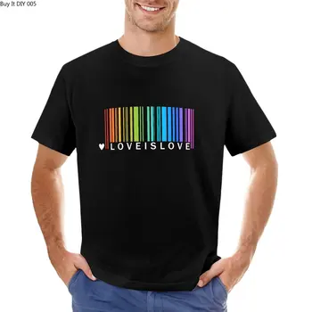 Láska je láska - LGBT Pride t-tričko T-Shirt košele grafické tees estetické oblečenie chlapci biele tričká pánske oblečenie