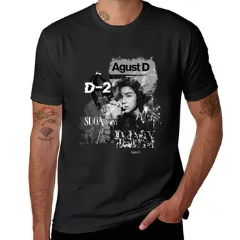 D Deň Suga / Agust D Koncert Turné T-tričko T-Shirt čierna, t košele rýchle sušenie tričko oblečenie pre mužov