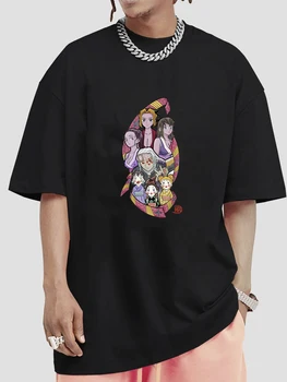 Démon Vrah Anime, Manga T shirt Muži Ženy Príležitostné Voľné Uzui Tengen Manga Streetwear Lete Bavlna 100% Priedušná, T Košele