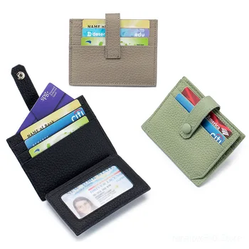 Nové Karty Taška Ženy je Malá Karta, Rukáv pravej Kože Malú Kabelku Bag Ultra-tenké Multi-card