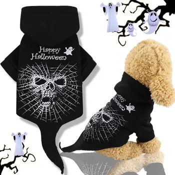 Pet Teplá Bunda Psie Oblečenie, Zimné Pet Kabát s Kapucňou, Mačky Kostým pre Chihuahua Yorkshire Psie Oblečenie Halloween Custome pre domáce