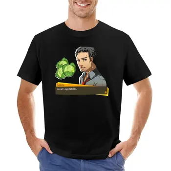 Dojima - Veľký Zelenina - Persona 4 T-Shirt vlastné tričká navrhnúť vlastné nadrozmerné t košele, mens veľký a vysoký, t košele