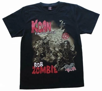 Korn + Rob Zombie 1999 Koncert Turné T-Shirt