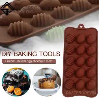 Jednoduché Formy Odolné Piecť Bezpečnosti Praktické Vajcia Kuchyňa Krásne Čokoládové Silica Gel Domácnosť