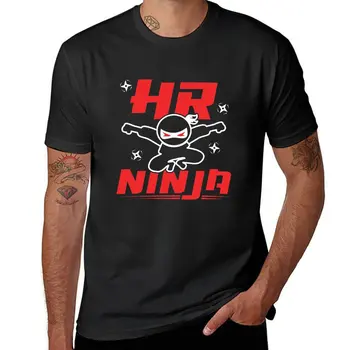 Nové HR Ninja T-Shirt nadrozmerné tričko plus veľkosť tričká plus veľkosť topy T-shirt short black t-košele pre mužov