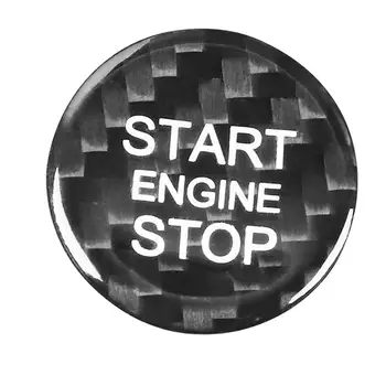 Auto Engine Start Stop Tlačidlo Spínača Kryt Trim Upgrade Vzhľad pre Audi Príslušenstvo