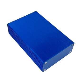Zliatina hliníka Nástroj Shell Elektrické Ohrady Box DIY 66*27*100mm Blue Panel NOVÉ