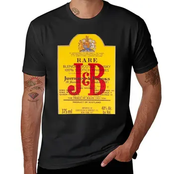 J&B Zriedkavé Scotch Whisky Zmes T-Shirt tees grafika tričko black t-košele pre mužov