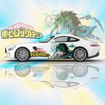Môj Hrdina Akademickej obce anime Auto samolepky ita auto tuning, racing vinyl odtlačkový zábal strane grafiky dvere auta nálepku strane kotúča, nálepka